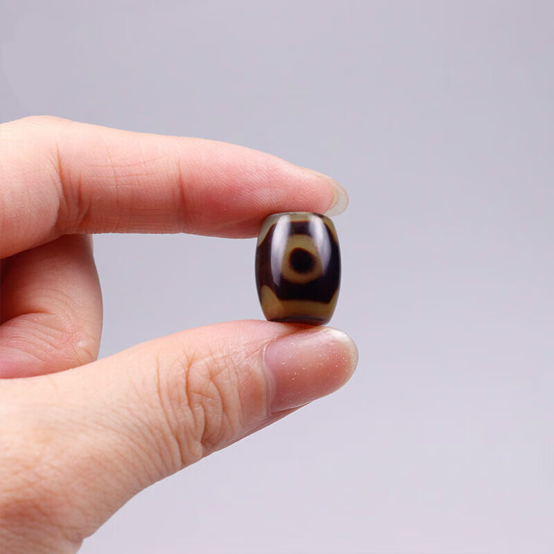 芯香西藏三眼天珠老玛瑙圆珠隔珠文玩佛diy饰品手串配件散珠