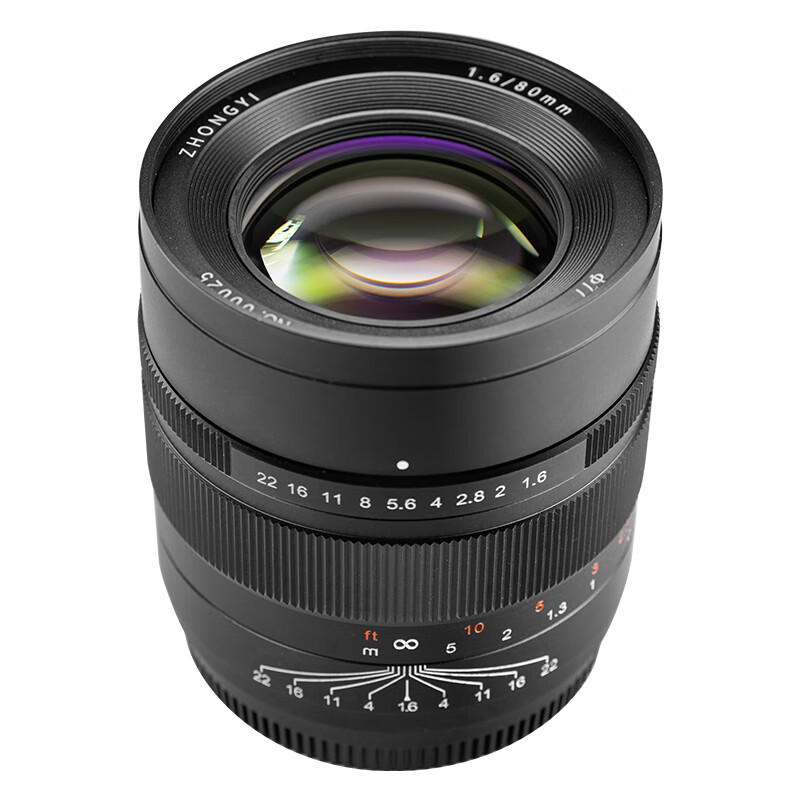 中一光学 80mm F1.6 中画幅镜头开售：可选富士 GFX / 哈苏 XCD 卡口，3880 元休闲区蓝鸢梦想 - Www.slyday.coM