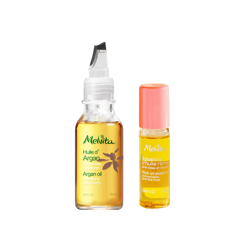 【9成新】蜜葳特淡纹抗皱精华油10ml /莹润摩洛哥坚果仁油50ML套装  