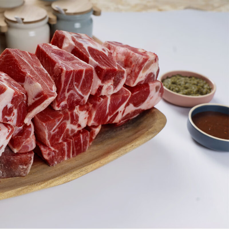 从前有只羊宁夏滩羊 生鲜羊肉半只分割羊腿羊排羊蝎子年货礼盒清真屠宰食材 手把肉2.5KG