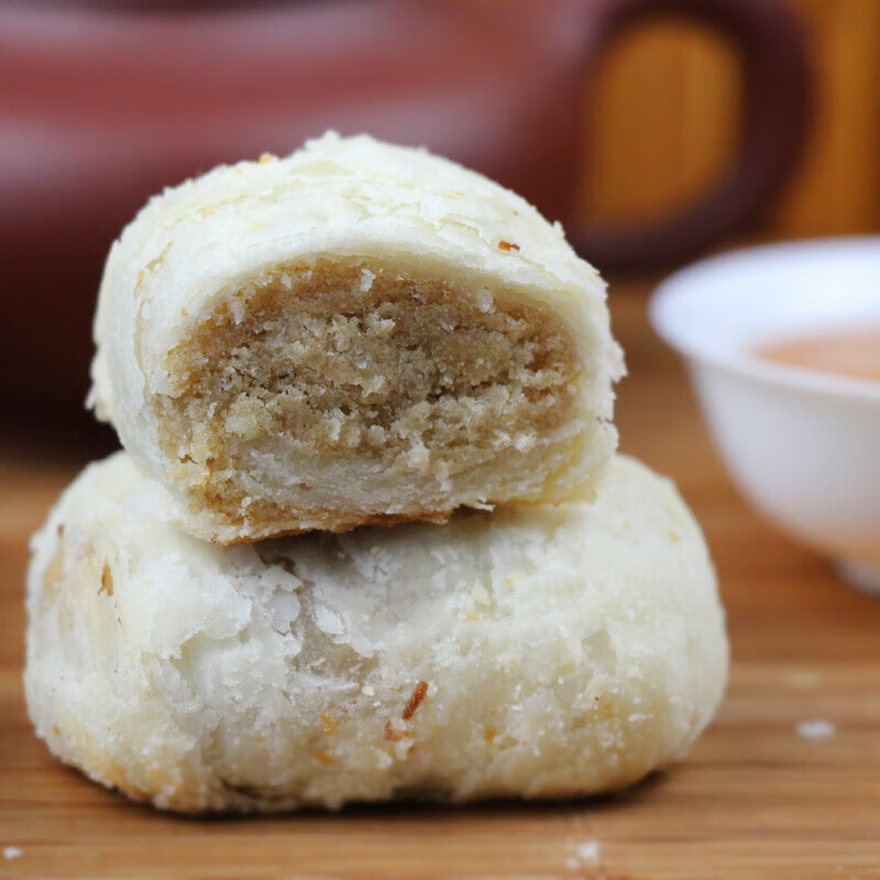 渝美滋 香妃酥皮点心老式传统手糕点零食长春特产小吃400g 吃400g