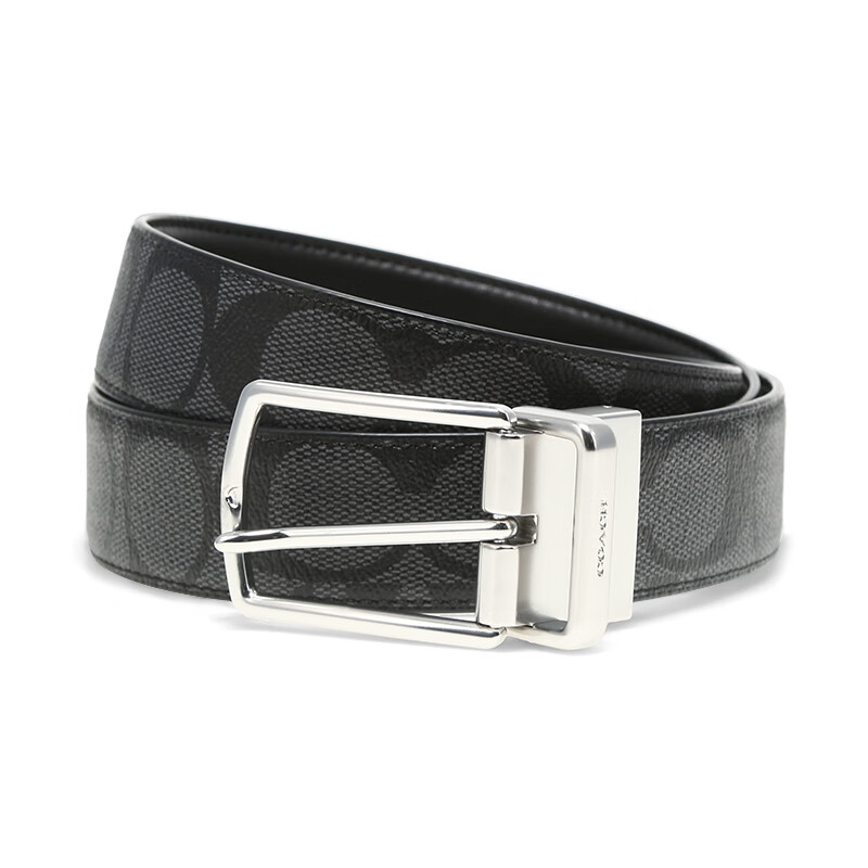 蔻驰(coach)2020年秋季 男士皮质腰带301365 黑色