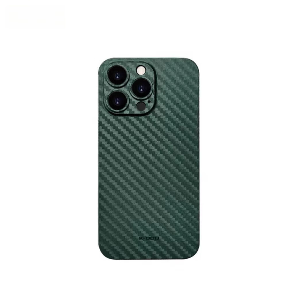 适用苹果iphone15promax手机壳碳纤维纹理磨砂防指纹苹果15pro凯夫 