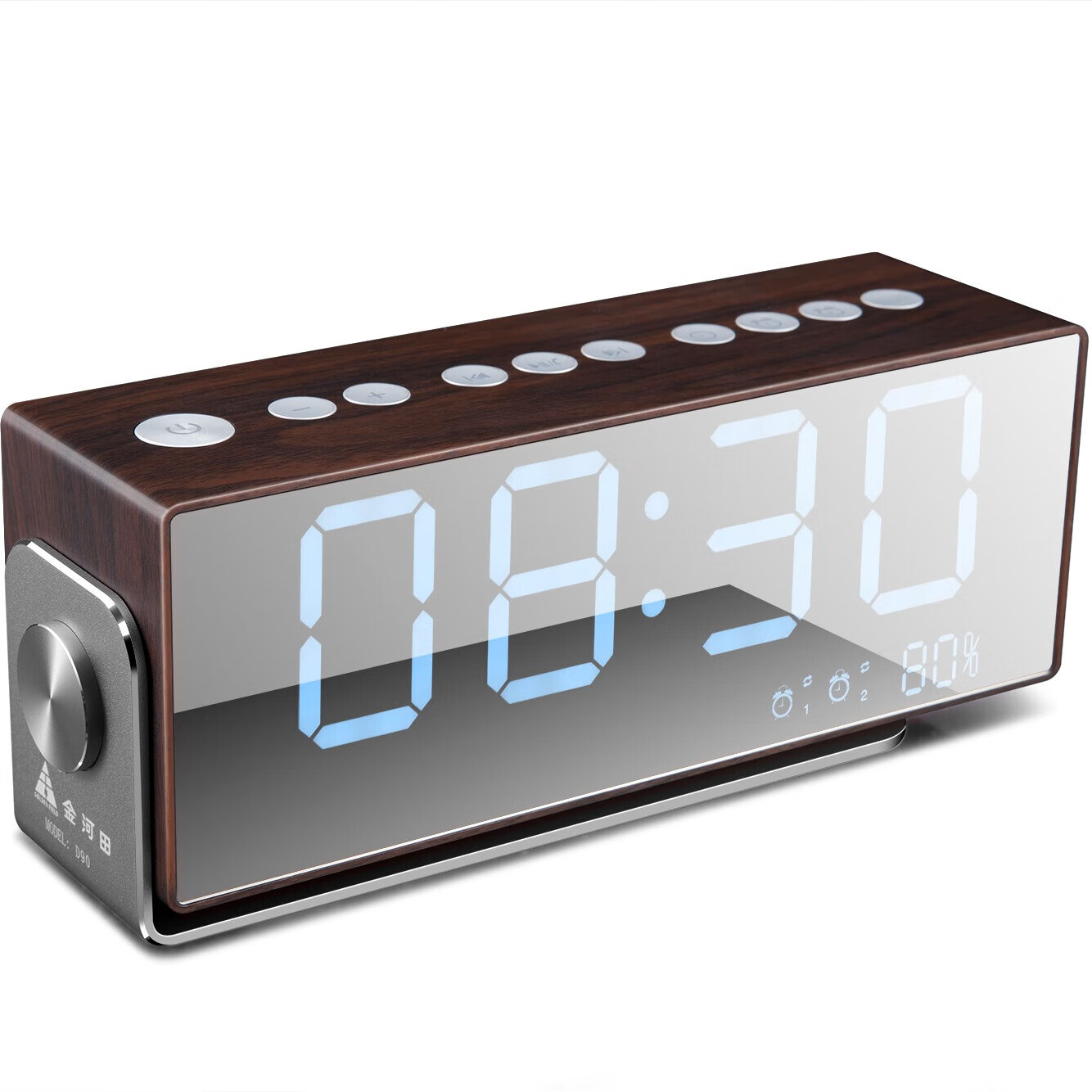 金河田(golden field) 桌面闹钟蓝牙音箱 d90