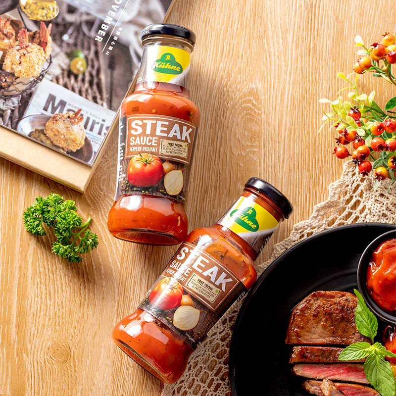 冠利 牛排酱烧烤煎炸烤肉牛肉羊肉西餐肉饼牛扒蘸酱215ml 牛排酱250ml