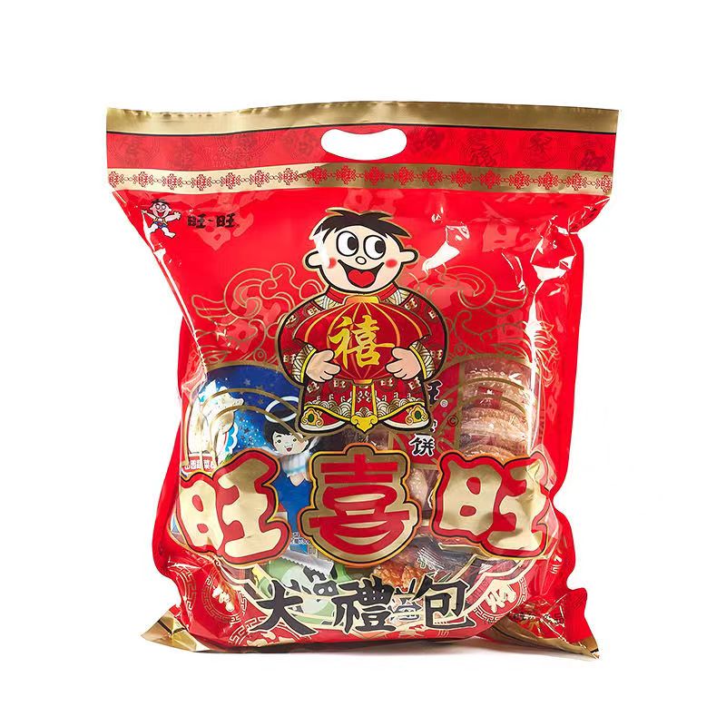 混装公司团购儿童生日礼物休闲食品旺仔 袋装 528g 旺旺大礼包1袋装