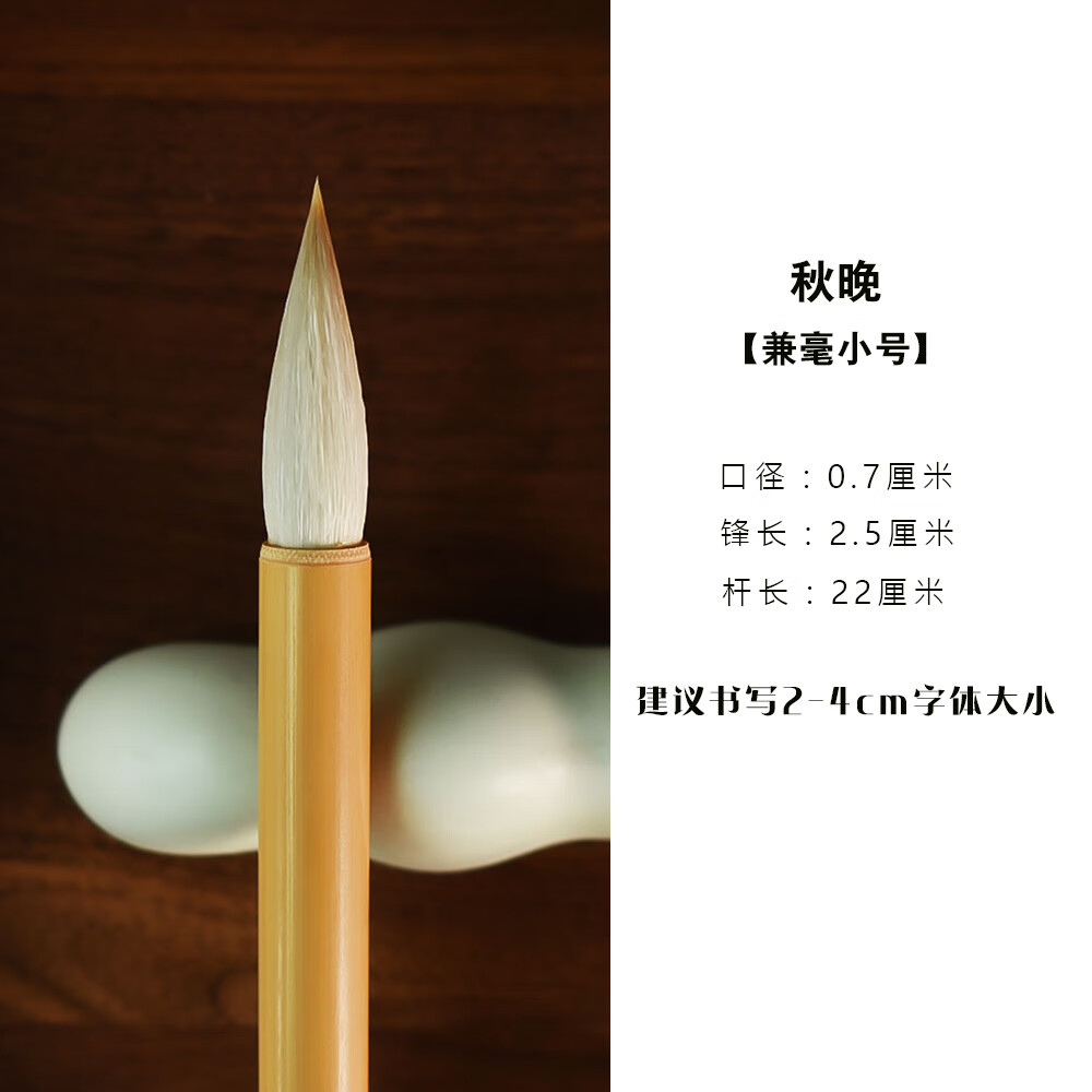 兼毫毛笔书法专用初学者入门套装中楷楷书行书隶书专业级狼毫羊毫