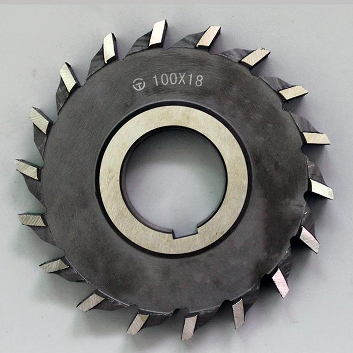 仁聚益三面刃 高速钢三面刃铣刀片白钢三面刃铣刀盘 63 80 100 63*4