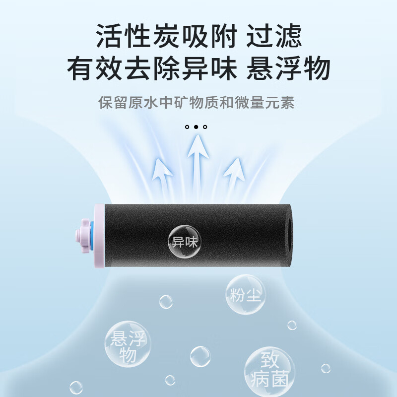 骏丰频谱JF-139频谱水治疗仪WF-1(4条)陶瓷活性炭复合滤芯原装配件补水 滤芯4条