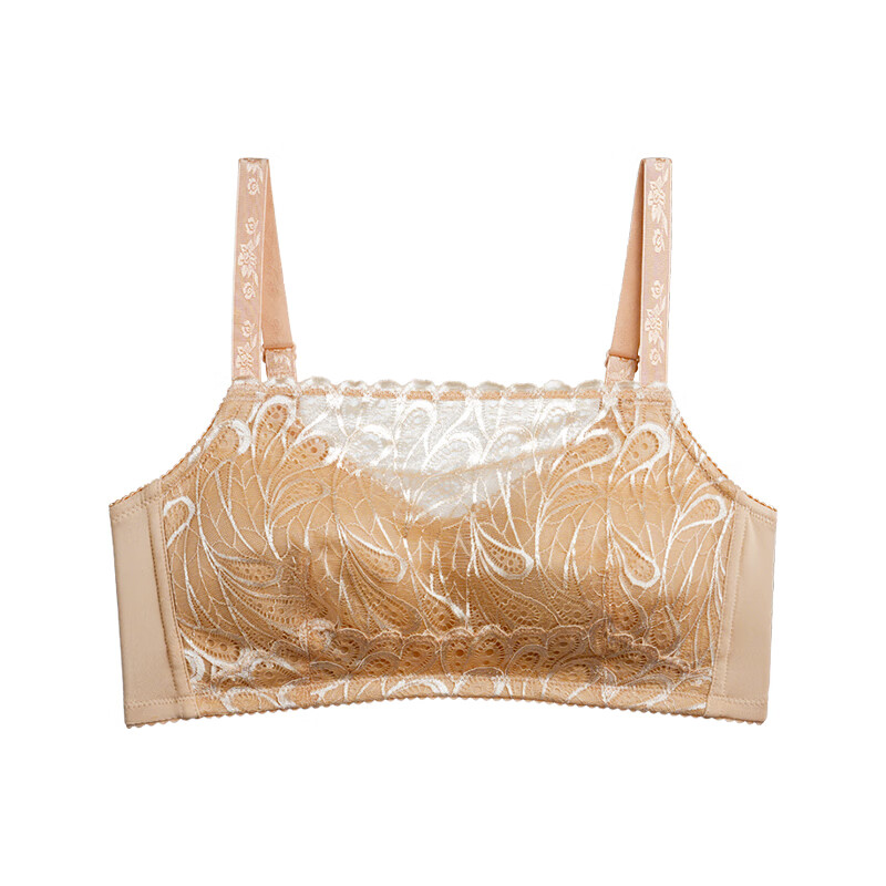 韩蔓语术后专用义乳文胸二合一内衣女无钢圈假胸透气胸罩 深肤色 70a