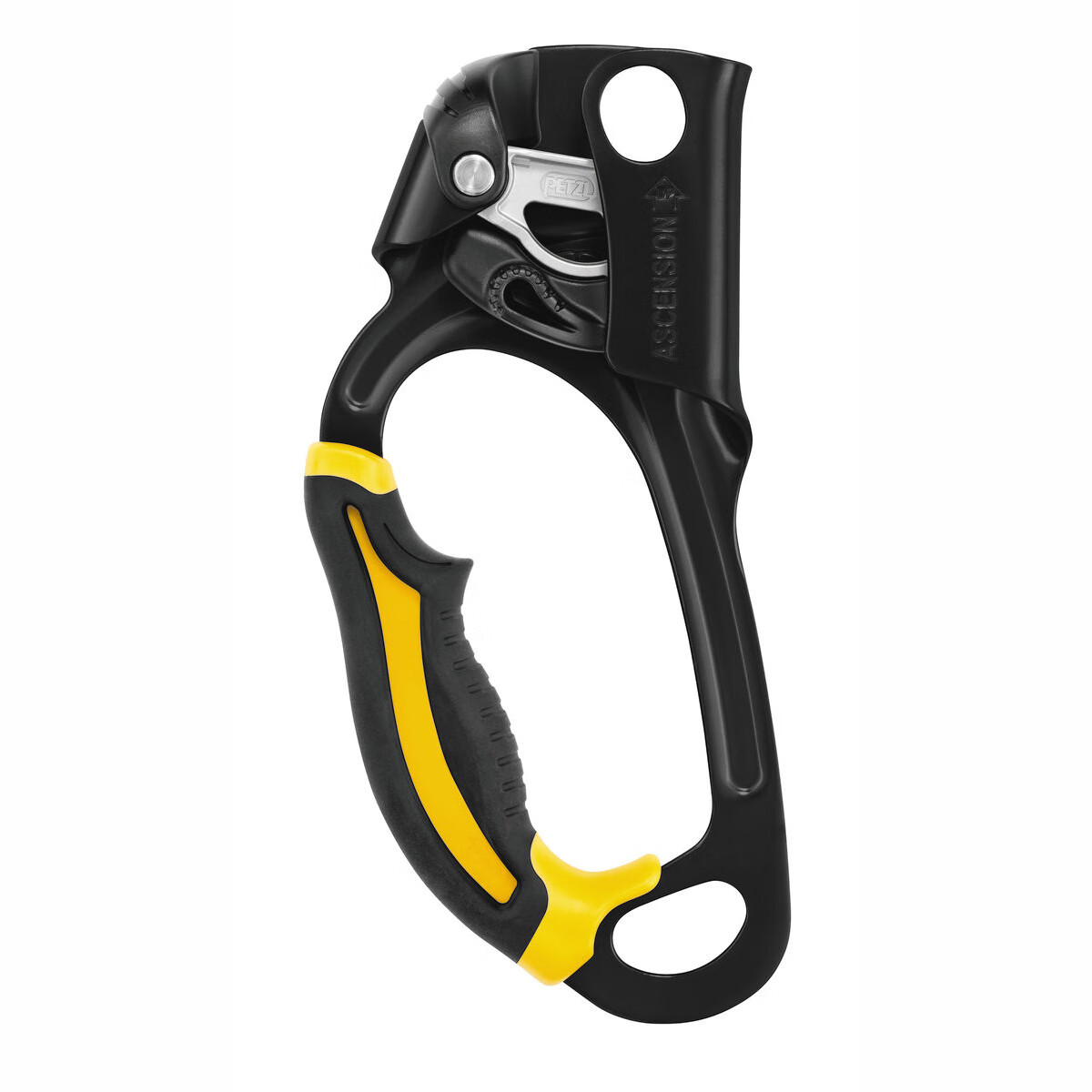 petzl ascension左手手式绳索上升上升器 b17ala黑黄色