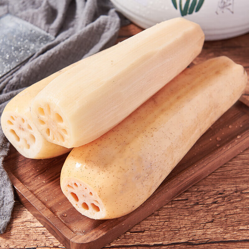 clcey洪湖粉藕莲藕新鲜现挖煲汤湖北九孔粉藕正宗特产5斤带泥糯米汤藕