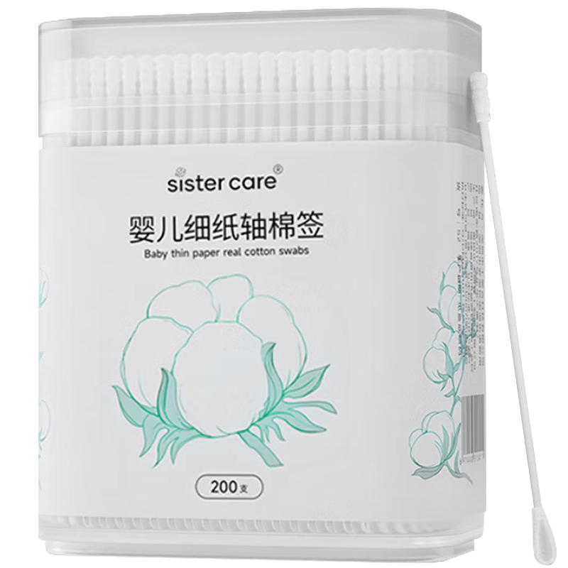 sister care Ӥ����ǩ�ް������Ͷ����ʺ�����ڶ�������ͷ������ͯϸ�� 200֧ 7.29Ԫ