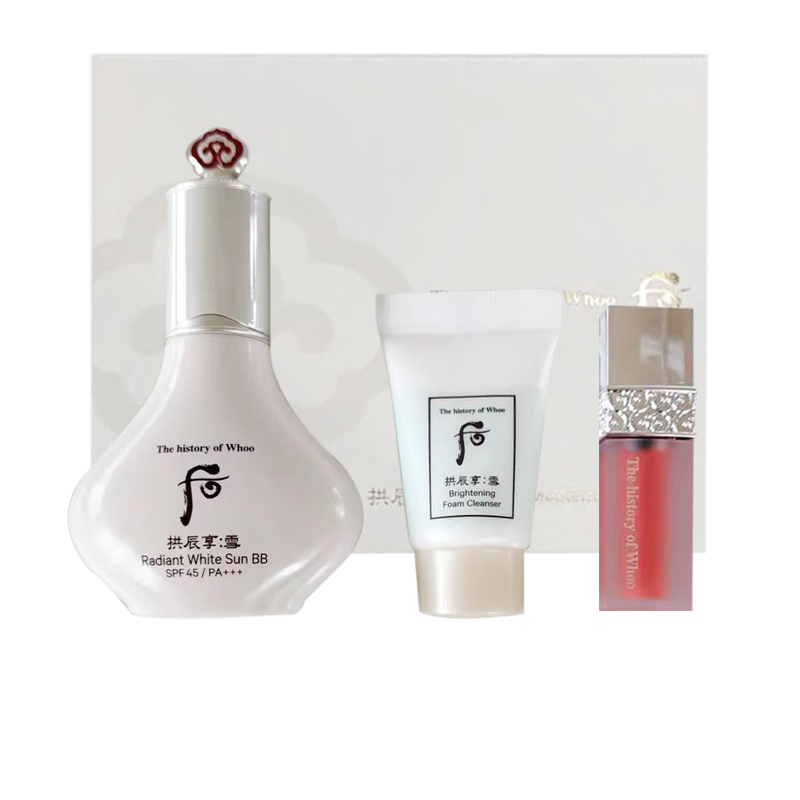 后(The history of Whoo) 韓國(guó)進(jìn)口后氣墊BB霜拱辰享美天氣丹氣墊自然遮瑕保濕遮瑕氣墊 后雪玉凝修顏bb乳-2026年6月