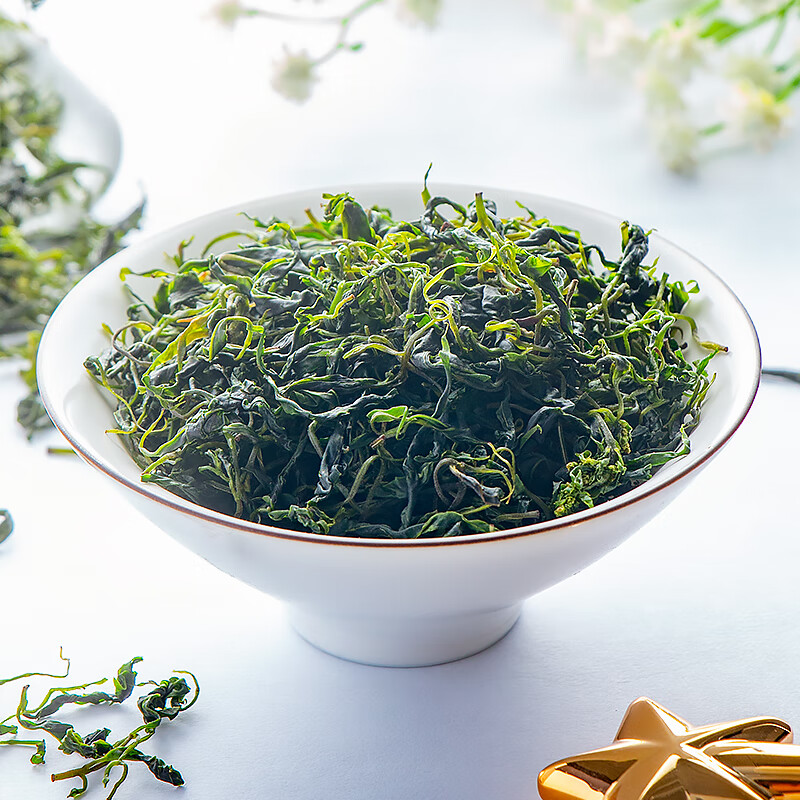 虎钢馋聚茗城苦丁茶小叶苦丁茶青山绿水茶叶荷叶茶蒲公英茶叶 装80%