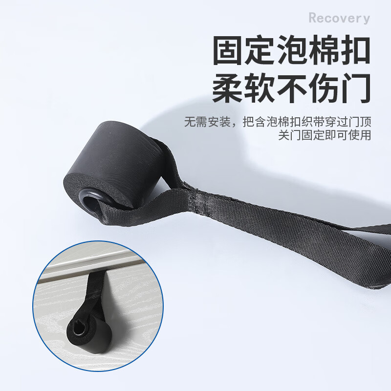上肢康复训练手套滑轮器材手部辅助老人手指手臂吊环 【钢制】门扣款滑轮【含训练手套】 上肢康复训练器材