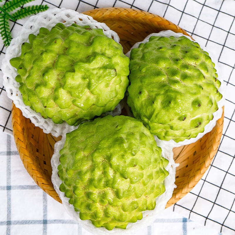 鲸咚亿农泰国牛奶释迦果凤梨释迦果番荔枝佛头果当季水果礼盒 5斤大果礼盒装【送礼推荐】