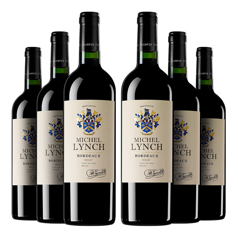 j-m cazes)美诗丽致波尔多美乐干红葡萄酒michel-lynch 卡兹家族 2017