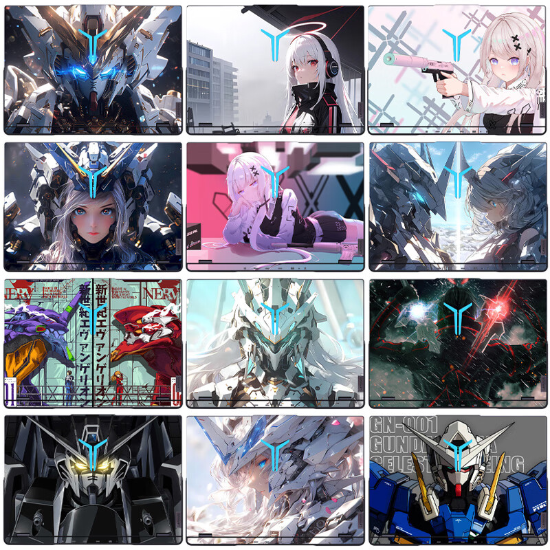 酷力驰 2024/25款联想拯救者Y9000P电脑贴纸R9000P贴膜16英寸笔记本外壳高达保护贴膜 来图定制/图库定制 A面