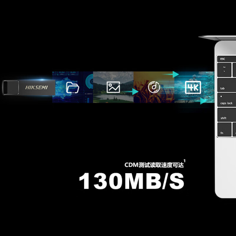 海康威视（HIKVISION）高速U盘128GUSB3.0小巧便携电脑车载通用投标优盘系统盘 32GB