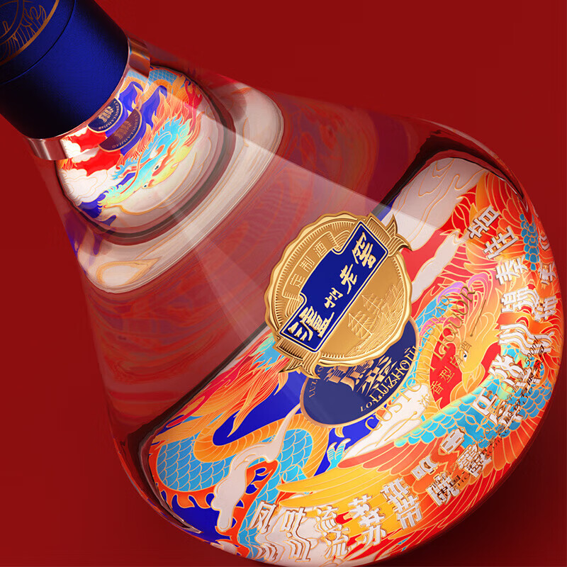 泸州老窖生肖文化酒 纪念酒 浓香型白酒 52%vol 500ml 2瓶 龙凤銮礼盒