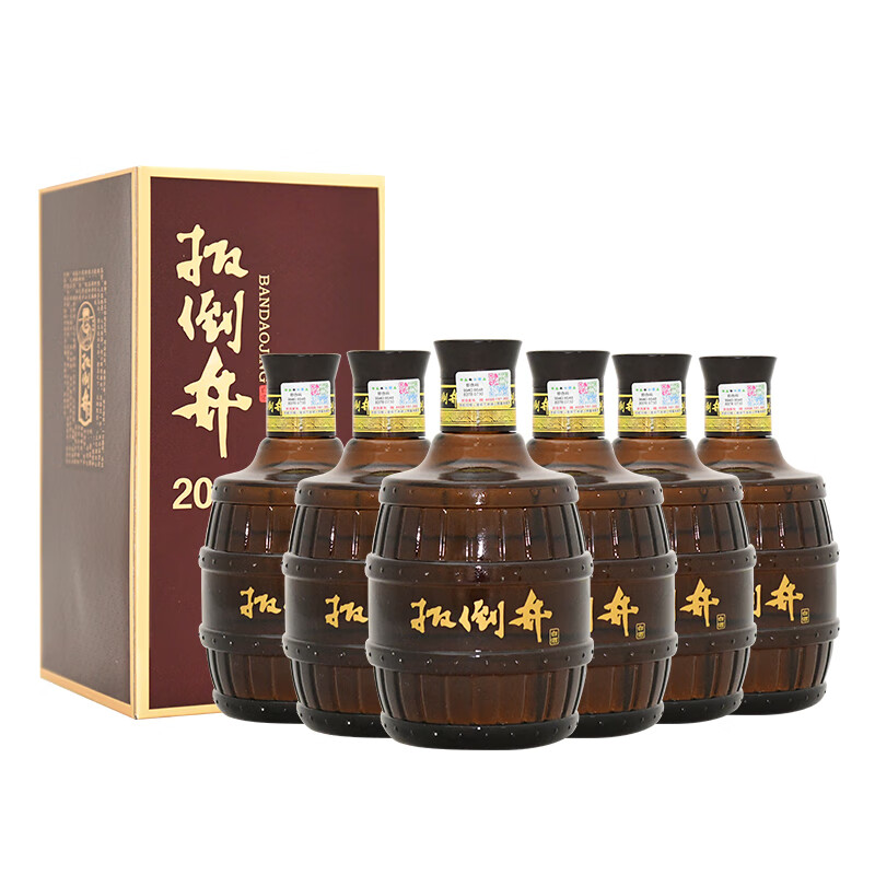 扳倒井白酒 50度2023纯粮食酿造浓香型优级白酒 口粮酒自饮送礼白酒 50度 500mL 6瓶 (整箱装)