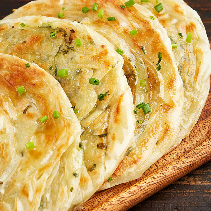 美粮坊老上海葱油饼鸡蛋灌饼速食冻半成品饼手抓饼懒人早餐生鲜面点 葱油饼90g*20片