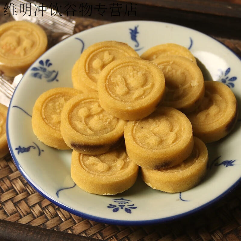 食芳溢广东澄海特产樟林特产绿豆糕手工中式传统老式糕点茶点心潮汕