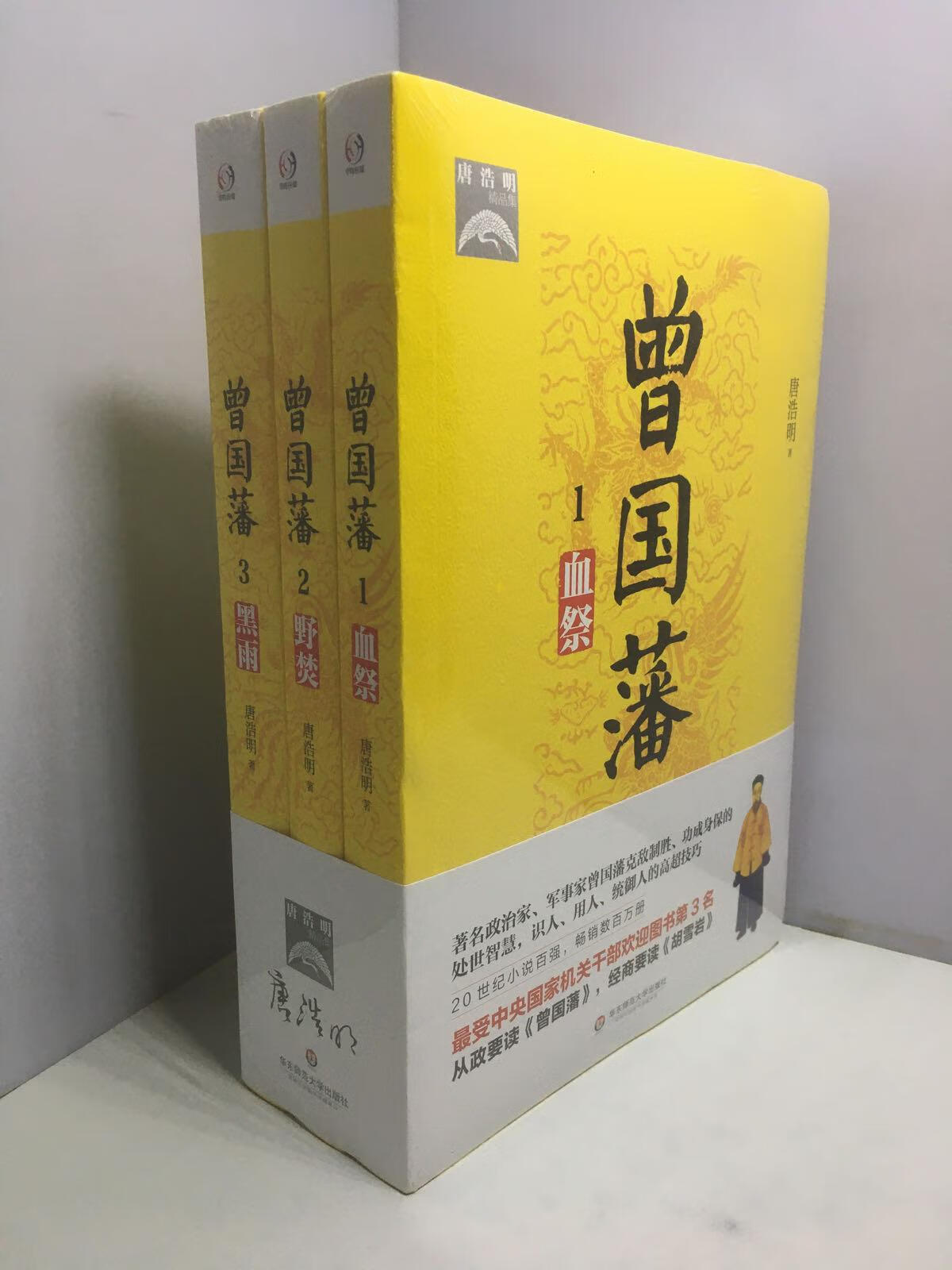 [二手9成新]唐浩明晚清官场三部曲:曾国藩(1血祭 2野焚 3黑雨)全三册