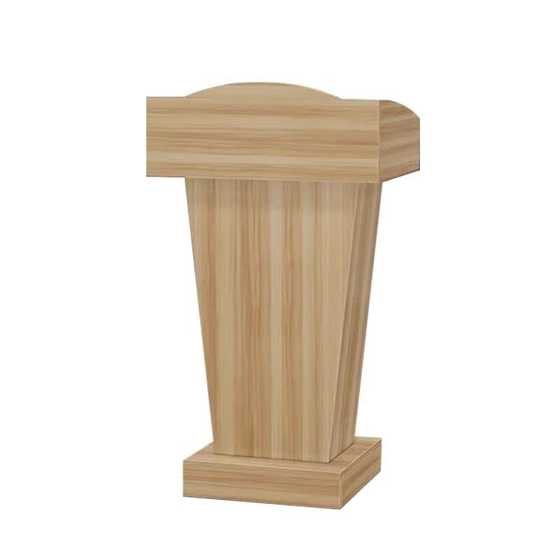 妙普乐演讲台实木 十字架教堂讲台迎宾演讲接待发言教师主持台会议