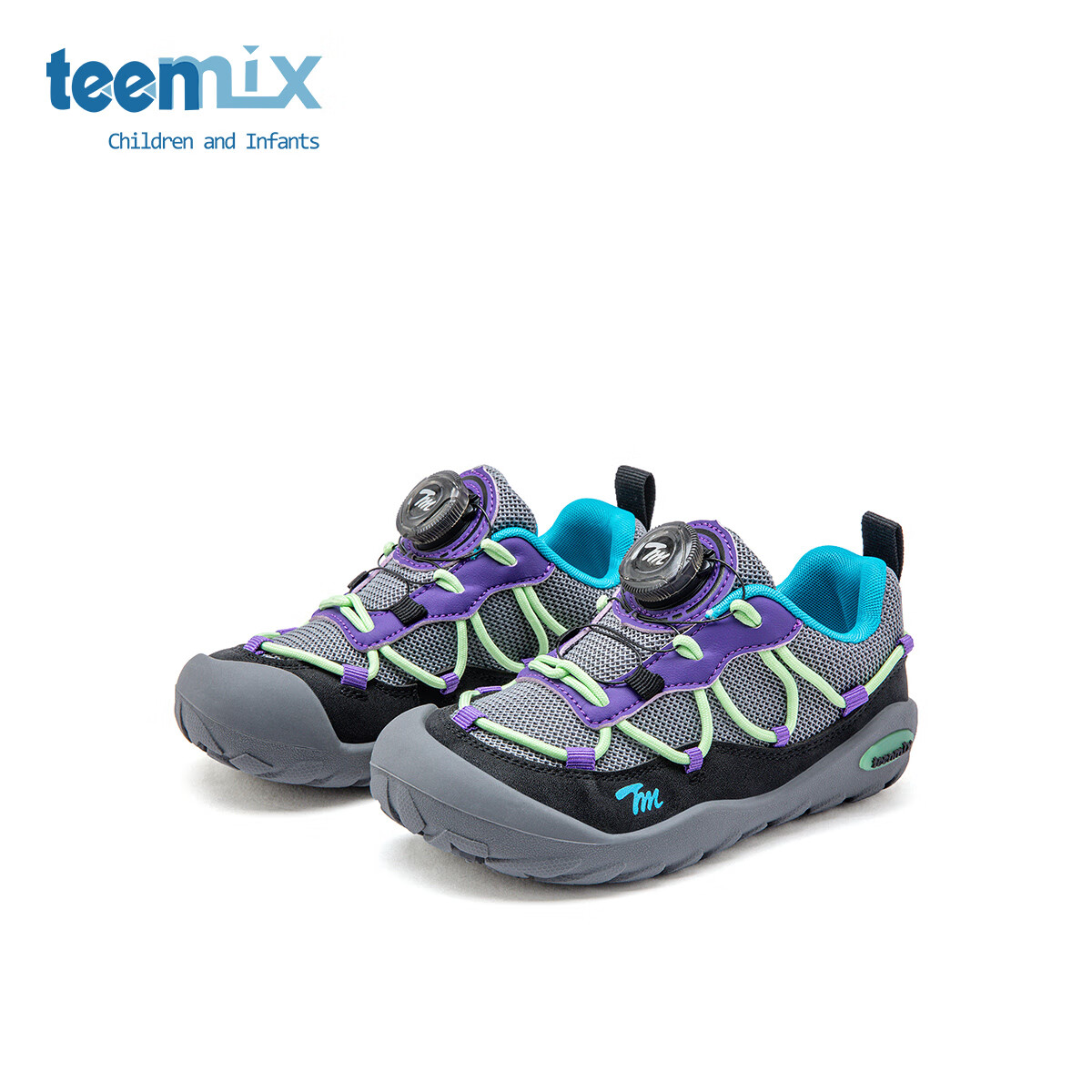 天美意天美意童鞋儿童运动鞋女童鞋子男童老爹鞋2025春季新款休闲跑步鞋 风信紫 37