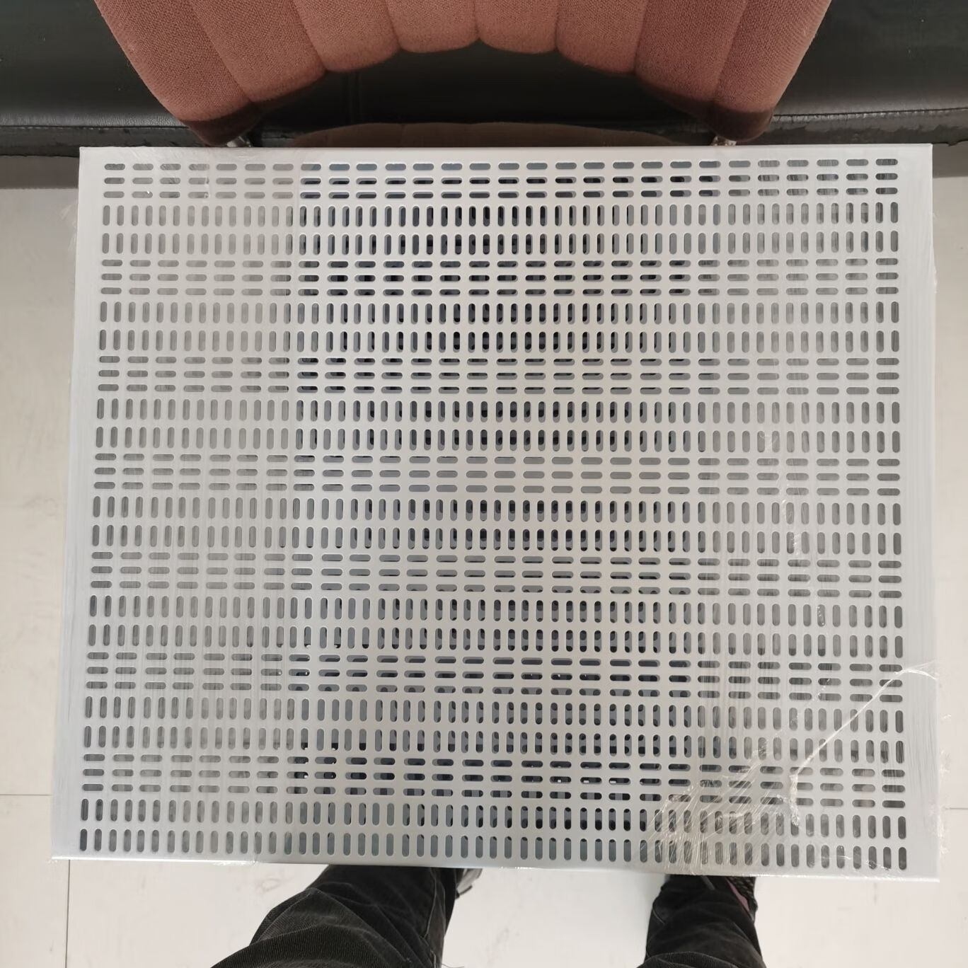 溥畔电工实训网孔板电气安装板网格板元件板500x600/400x500 500*600