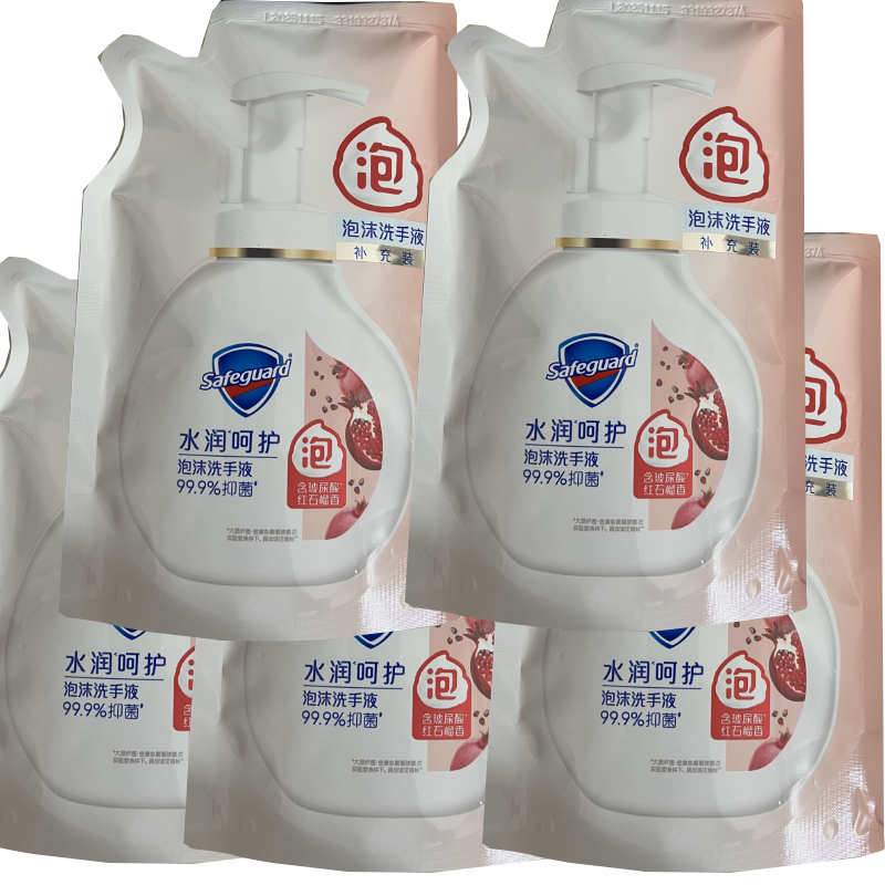 舒肤佳石榴清香洗手液泡沫型清洁双手滋养水润保湿温和呵护补充装 石榴补充装200*5袋