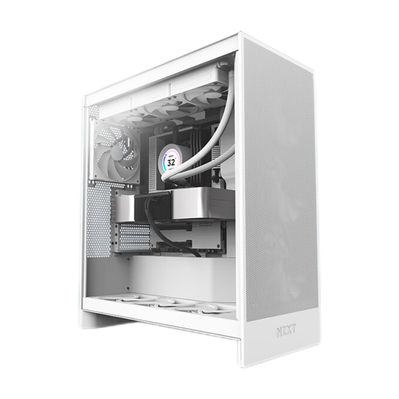 NZXT ȫ��H7 FLOW ̨ʽ���Ի����ɫ ATX��������������̨ʽ��͸��DIY�羺ˮ����Ϸ���� 499Ԫ