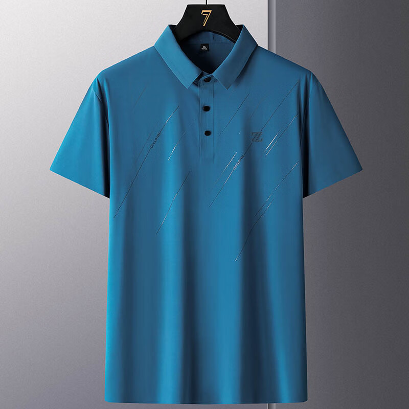 荣西图喜爸爸婚宴装恤男衣服结婚礼订婚宴父母父亲衣服带领衫 孔雀蓝