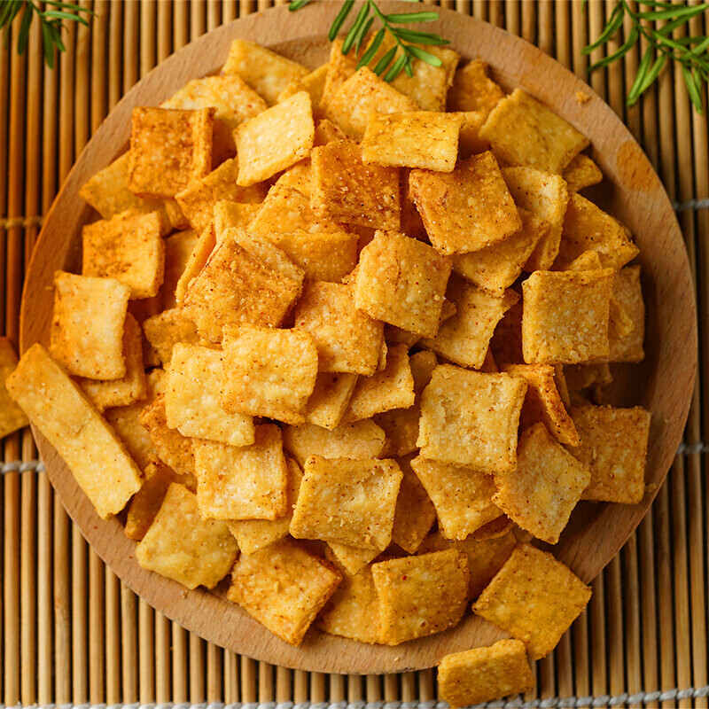 宜享健康脆锅巴陕西特产大米麻辣味大袋零食250*3袋 香辣味3袋*250g