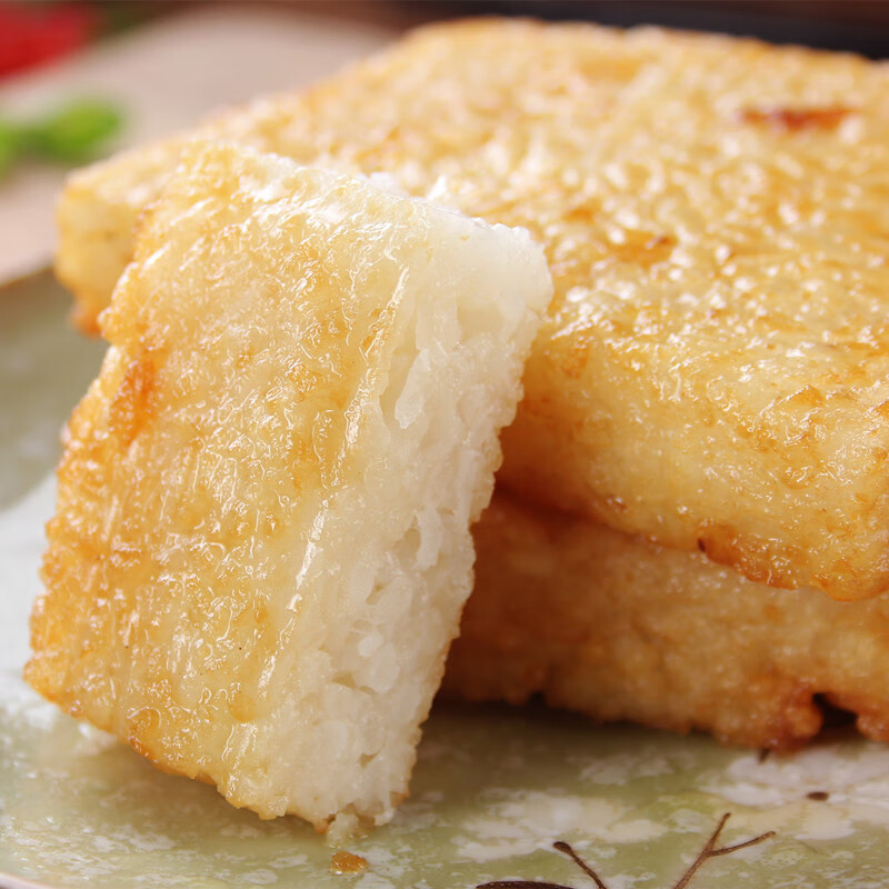 虎钢馋早餐粢饭糕 糯米糕 粢饭糕 糍饭糕糍粑 糯米糍糕 6块装 上海清