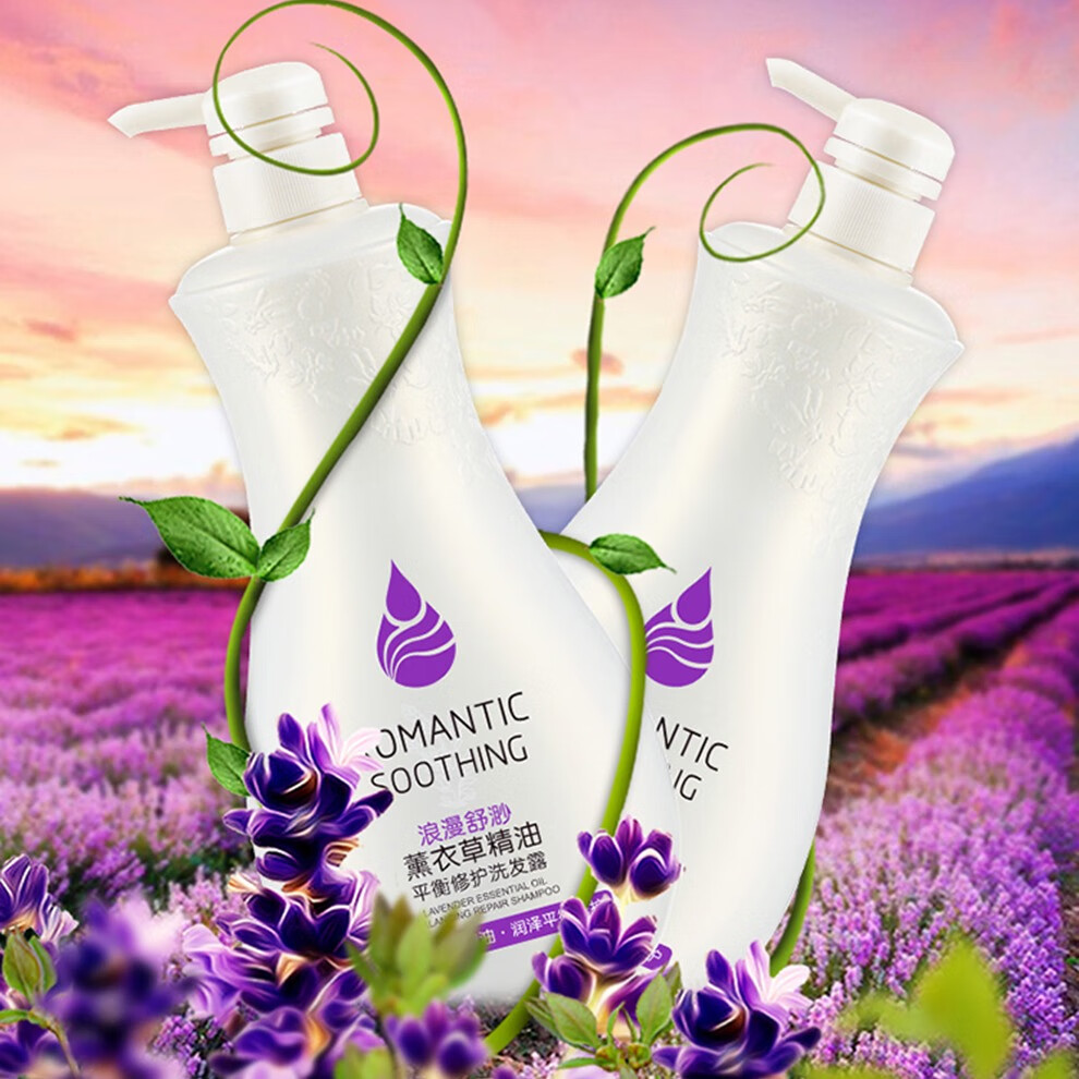 原野（yuanye）薰衣草橘子精油舒爽醒肤嫩滑香氛沐浴露男女通用家庭装 原野迷迭香沐浴露1L