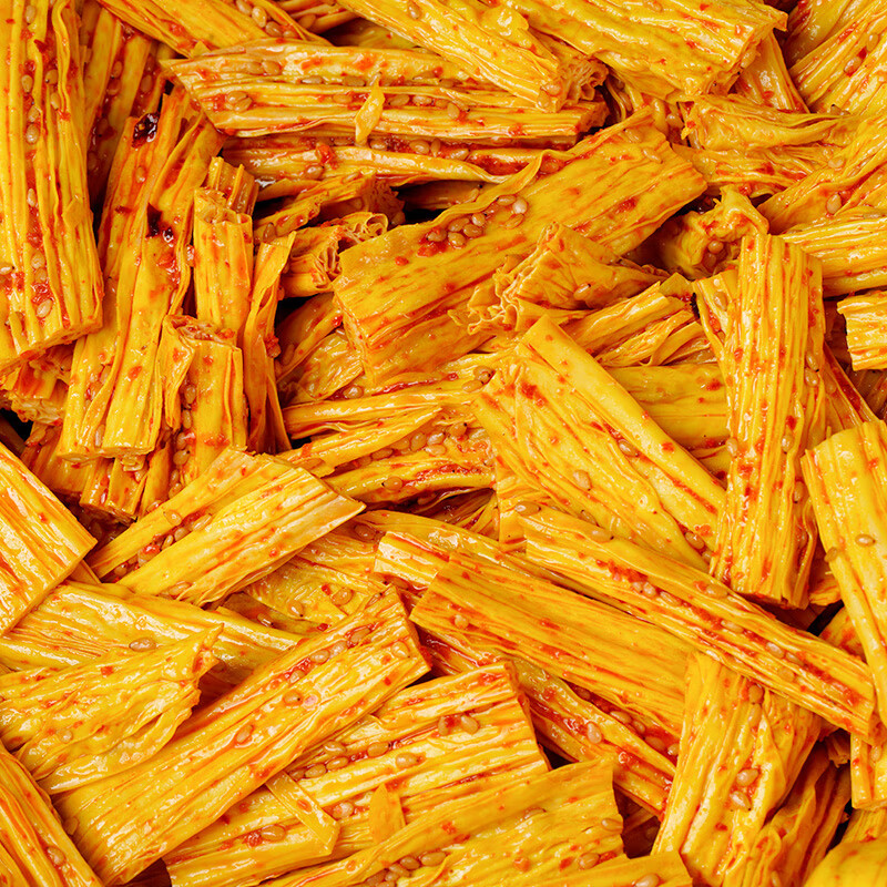 思乡山豆皮辣条湖南特产豆干香辣腐竹皮休闲解馋追剧小零食豆制品