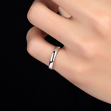 单身尾戒男士戒指 小指尾戒关节独身戒小拇指 男款均码(适合男生小指)
