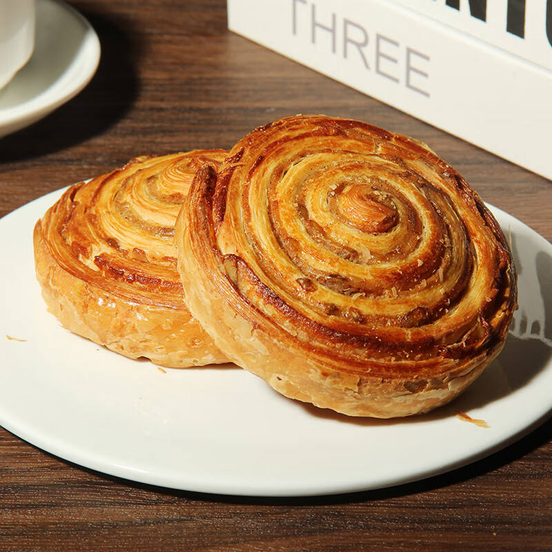 原味苹果肉桂卷早餐软面包冷冻烘焙半成品咖啡馆商用整箱 丹麦肉桂卷