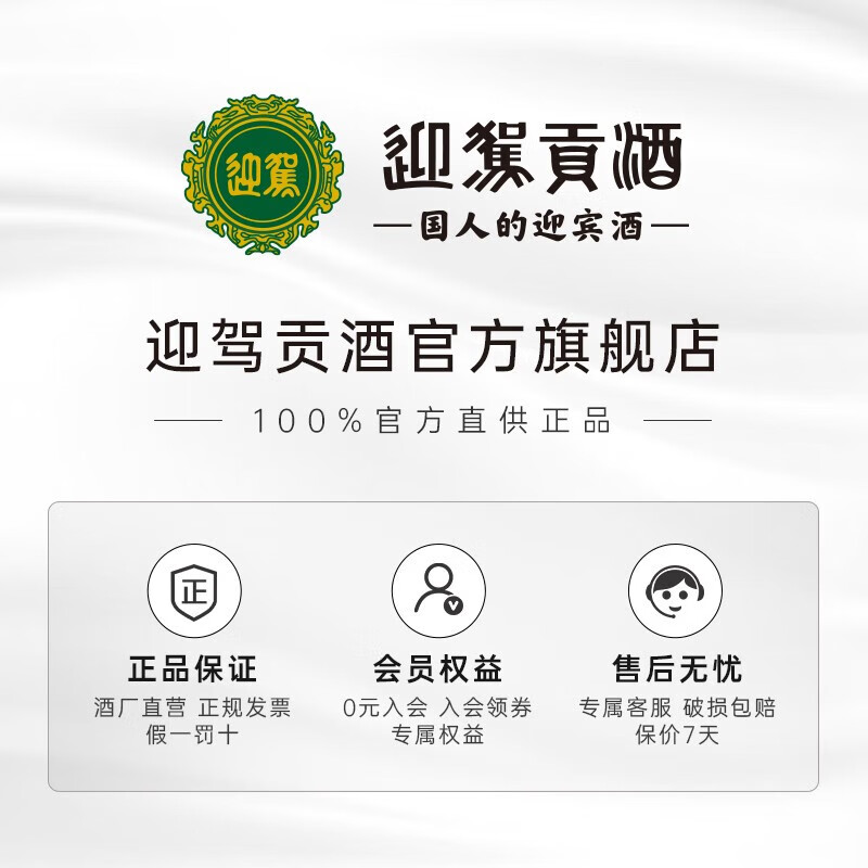 迎驾贡酒 （YJGJ）【官方】白酒 浓香型 龙皇玉玺  52度 2.5L 1坛