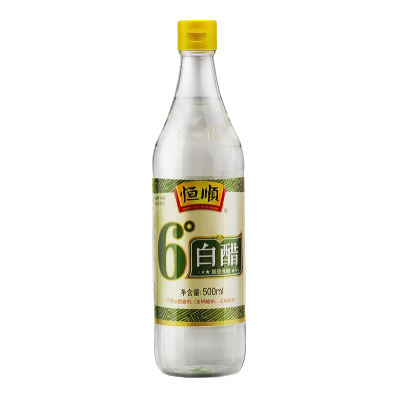 恒顺白醋 6度 500ml 凉拌提味炒菜腌制 0防腐剂