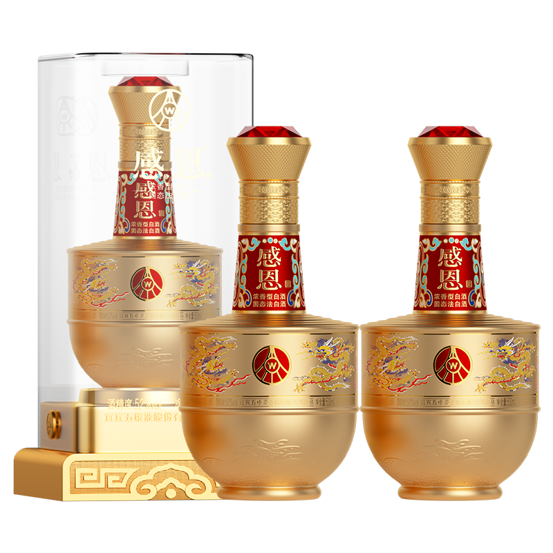 ����Һ�ɷ����޹�˾��Ʒ�ж��ư׾�52��Ũ���Ͱ׾�����ϲ���þ� 52�� 500mL 2ƿ �ж����н�