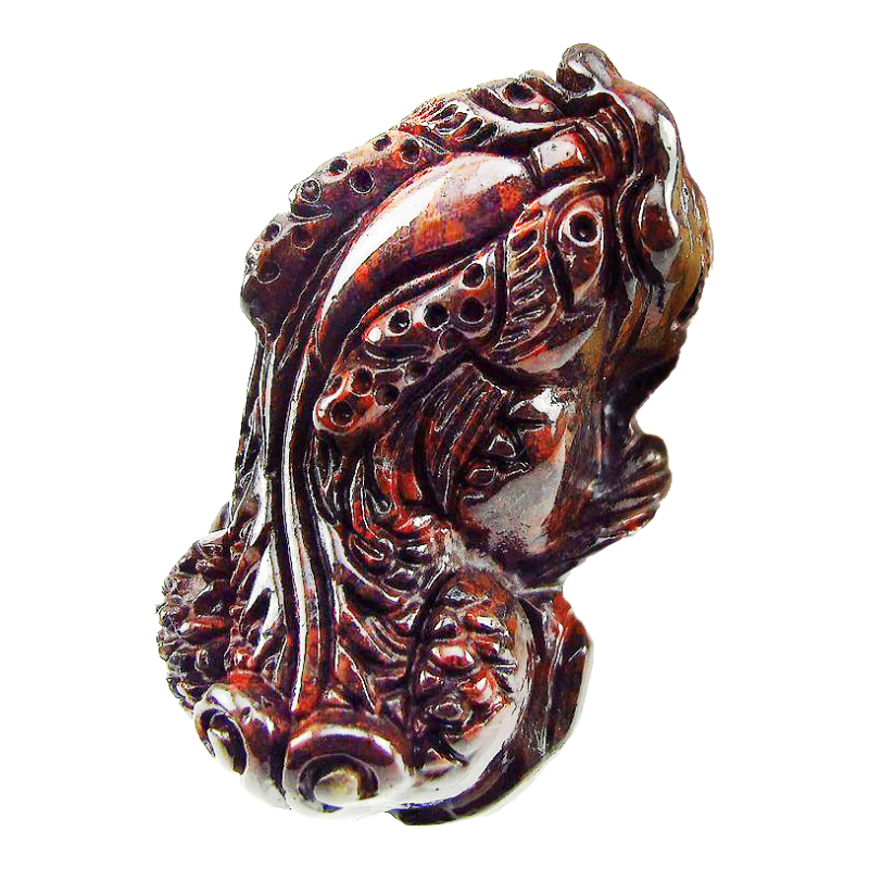 相石缘半红血广西桂林鸡血石貔貅吊坠男女项链鸡血玉朱砂玉石