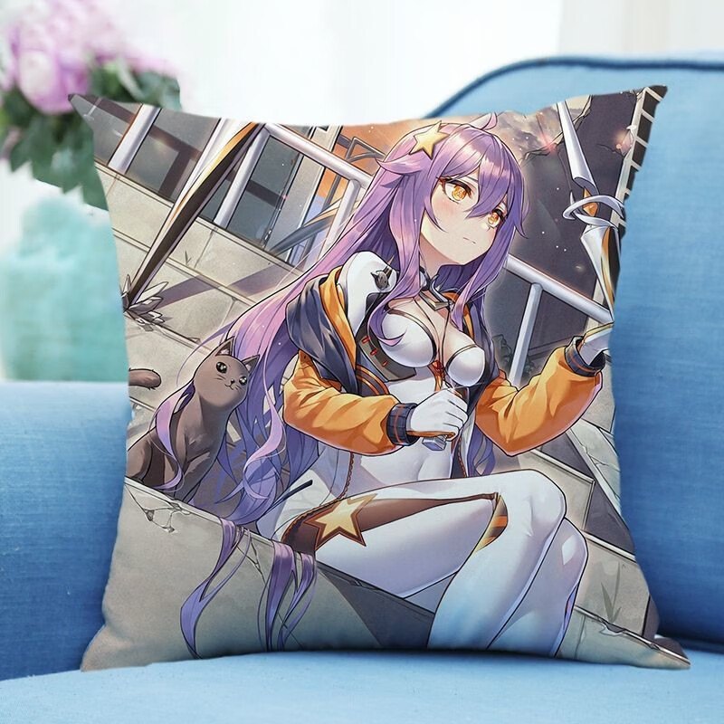 米囹西琳抱枕崩坏3周边空之律者动漫二次元靠枕方形可拆洗不褪色定制