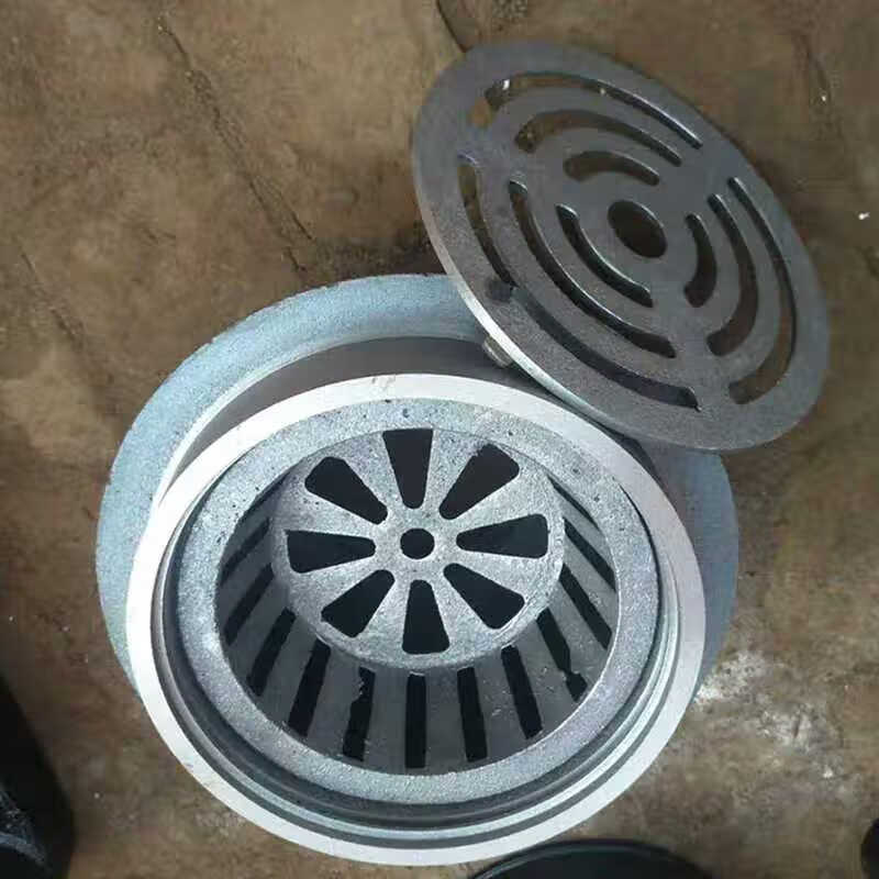 铸铁网筐地漏式铸铁 dn50 75 100 150 200 网框地漏铸铁地漏 dn50