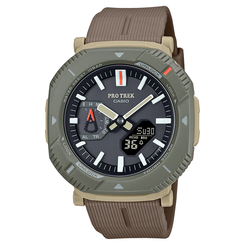 ����ŷ��CASIO���ֱ���ʿPROTREK�������˶�̫���ܵ����պ���������PRJ-B001-5PR