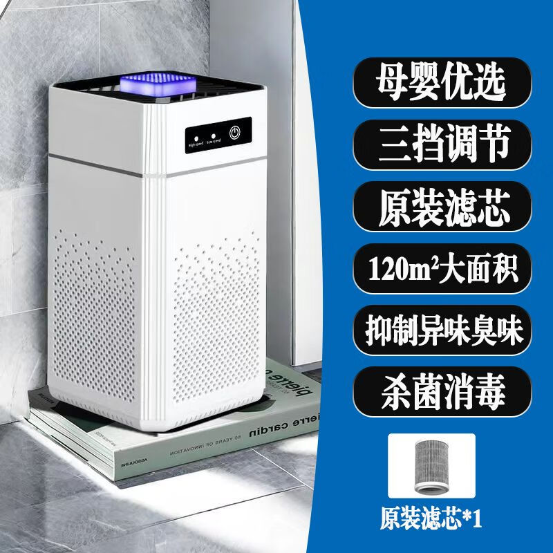 小洁匠选负氧离子发生器家用氧吧空气净化器全屋杀毒除甲醛除臭负净化适用 升级款【杀菌除臭-1000W负离子】 【/权威品质/母婴优选】