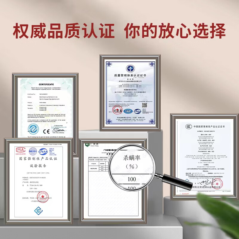 长城电热毯双人长毛绒电褥子智能自动断电家用双控安全调温除湿除螨 长毛绒双人双控长2.0米*宽1.8米